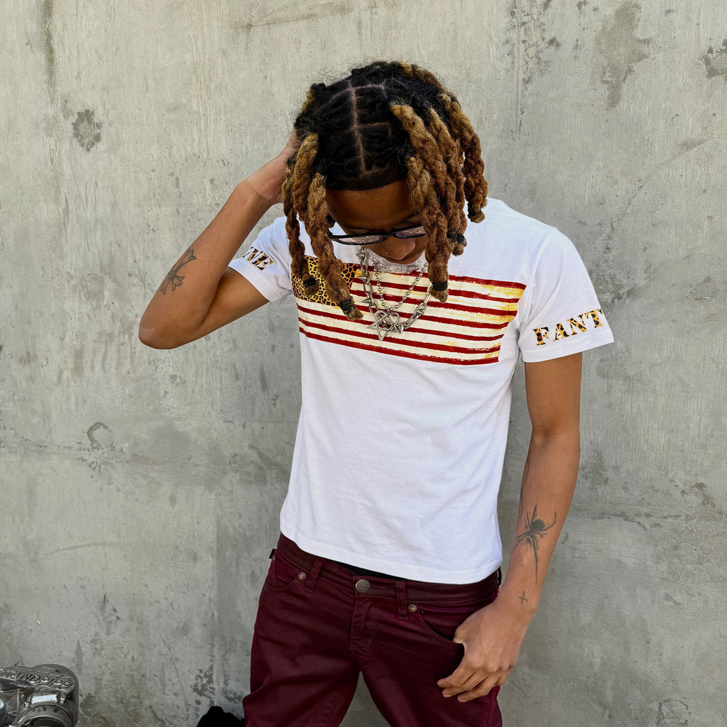 LPD Flag Tee (White/Red)