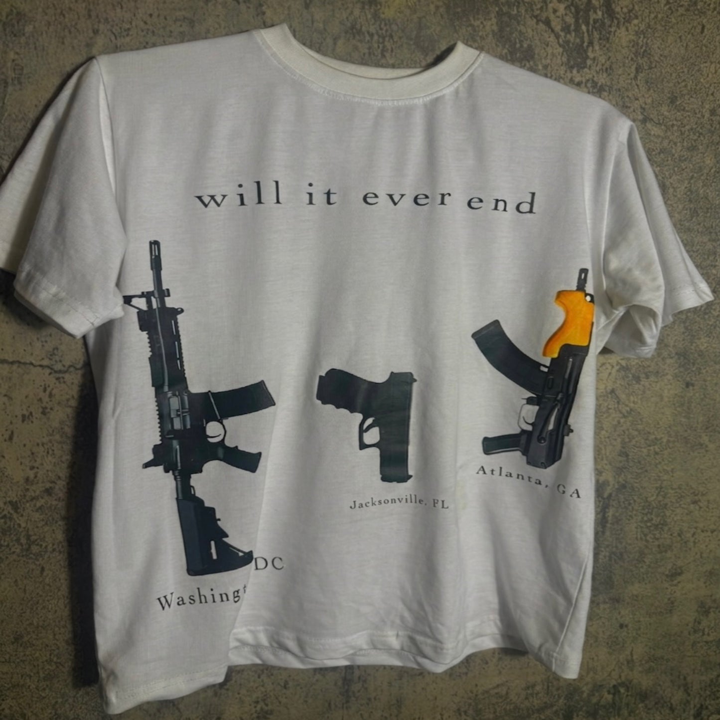 will it ever end tee