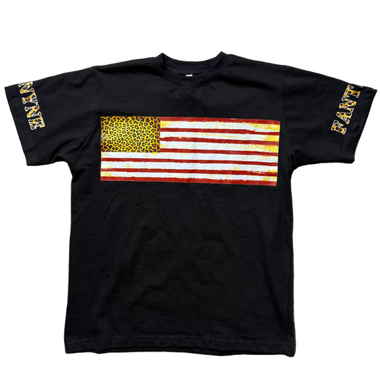 LPD Flag Tee (Black/Red)