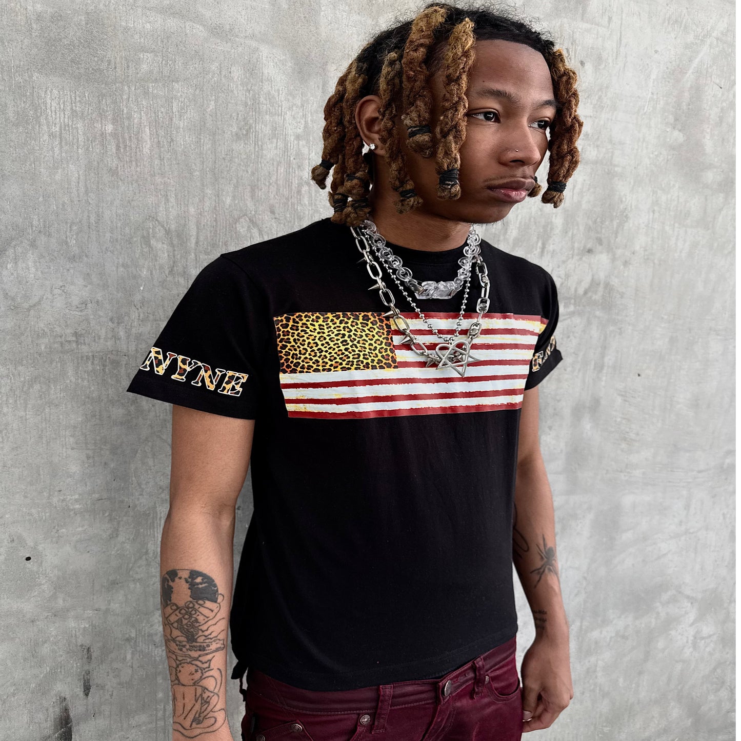 LPD Flag Tee (Black/Red)