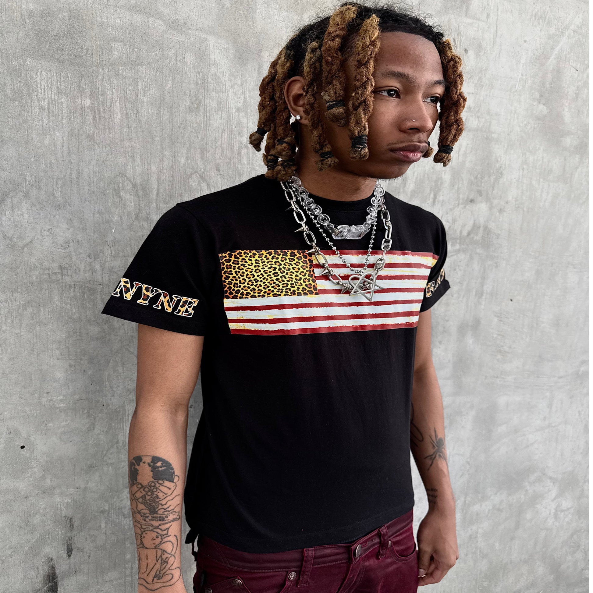 LPD Flag Tee (Black/Red)