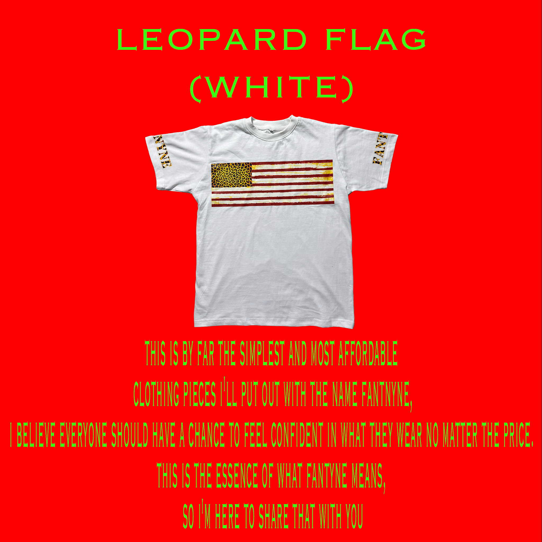 LPD Flag Tee (White/Red)