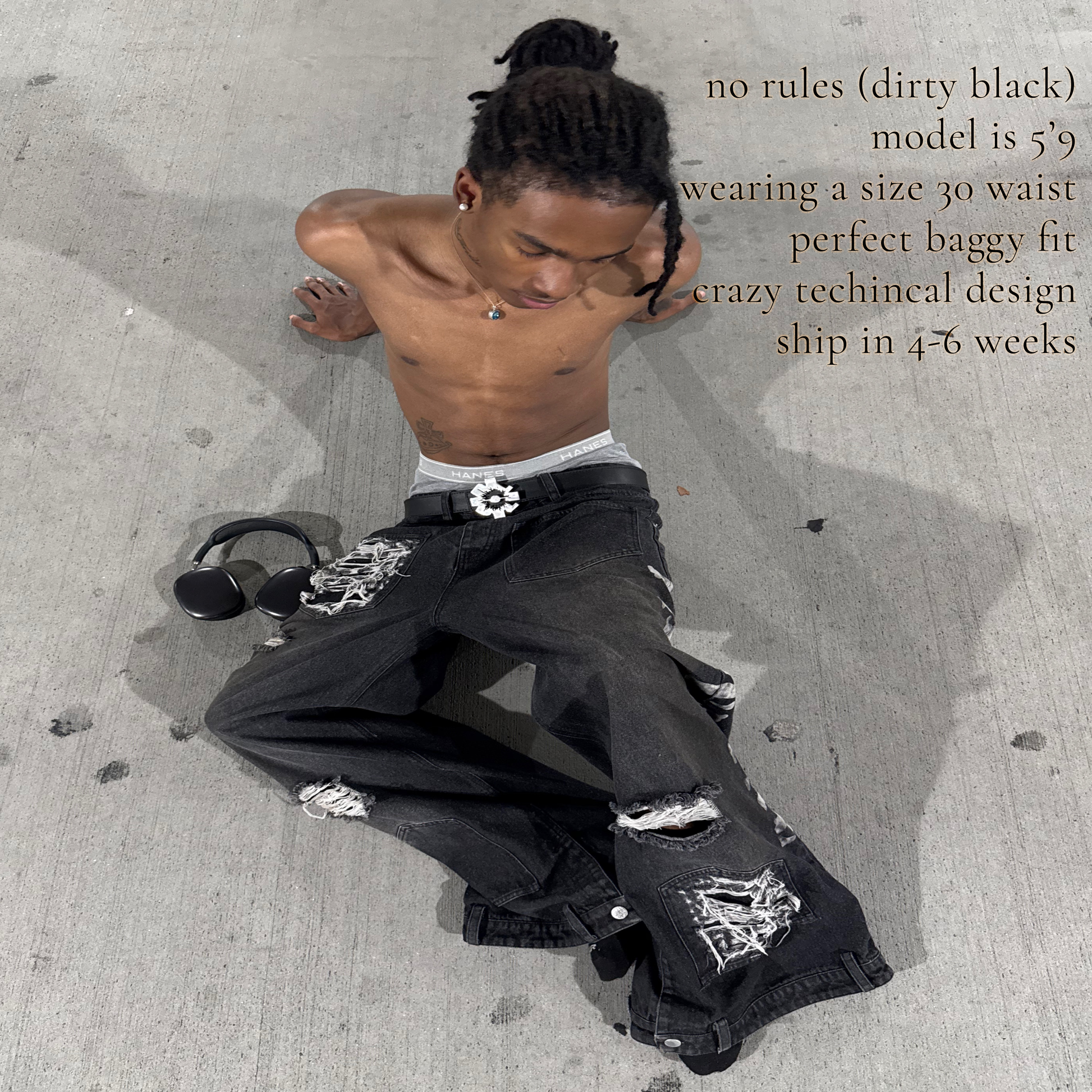 no rules (dirty black)