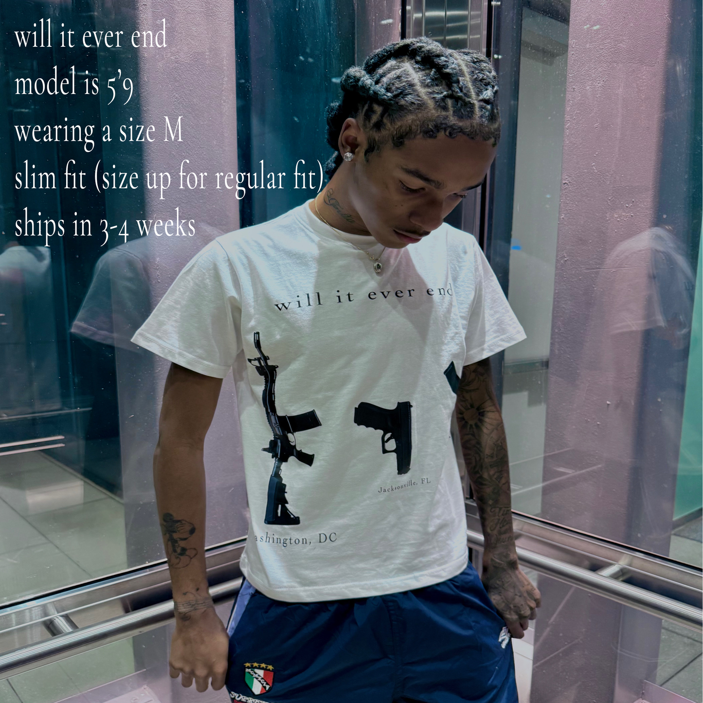will it ever end tee