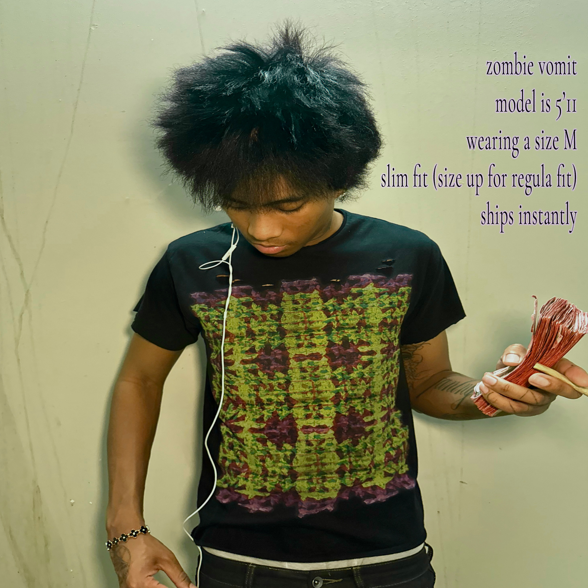 ZOMBIE VOMMIT LOGO TEE